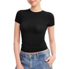 Camiseta Pumiey Cuello Redondo Manga Corta - Negro