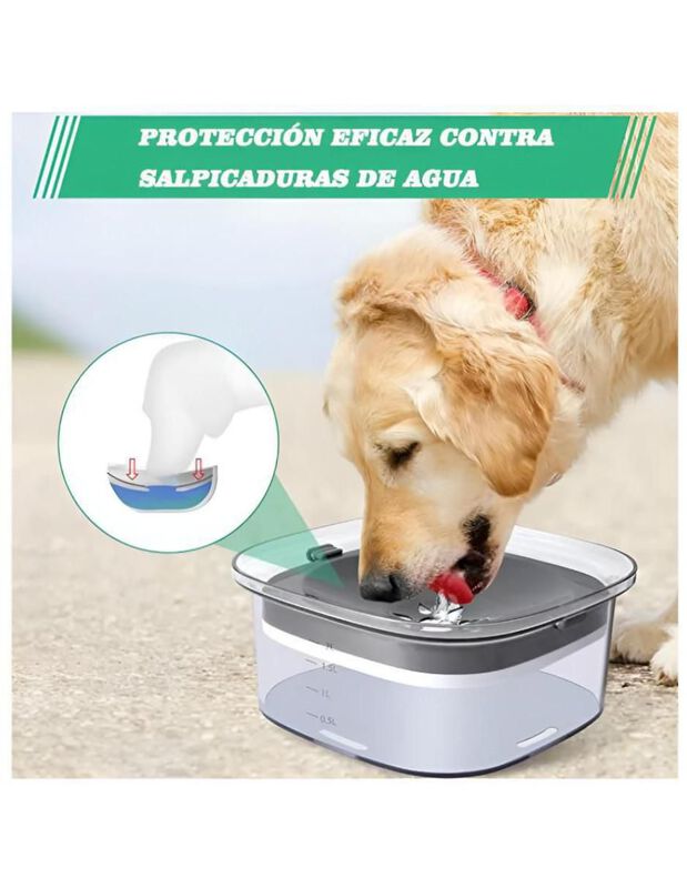 Bebedero fuente automática para mascota Casa BI... image number null