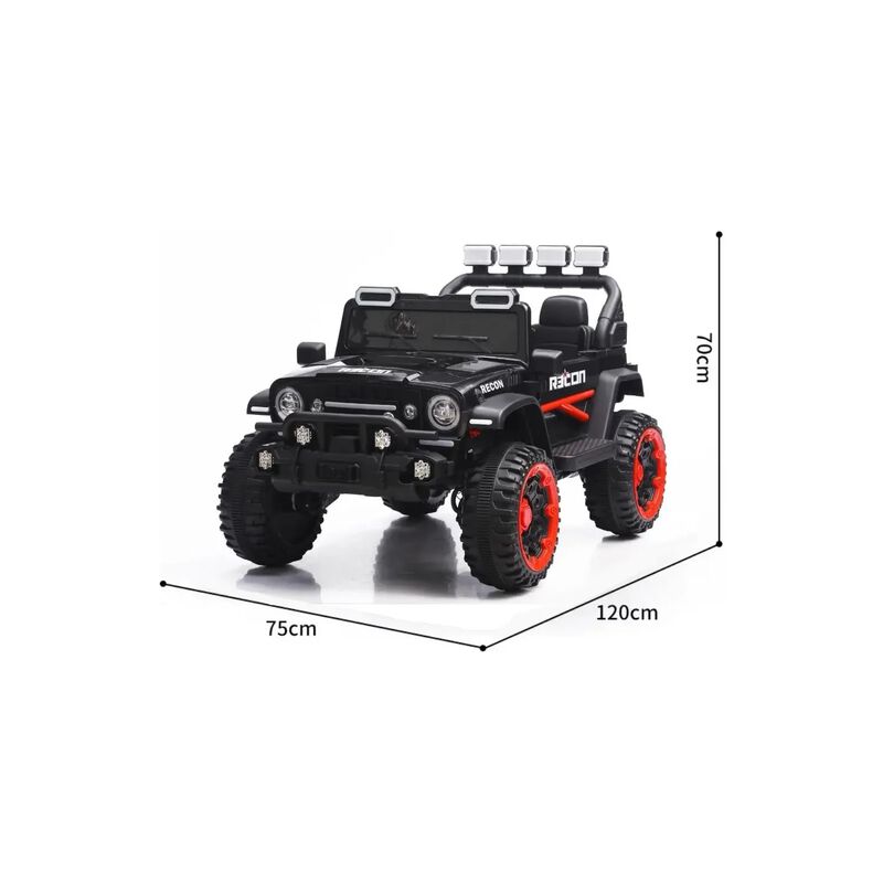 Carro El&eacute;ctrico Montable 12v Doble Motor 4x4 Ka... image number null
