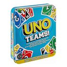 Juego De Cartas Uno Teams Empaque Met&aacute;lico Para Ni&ntilde;os De 7 A&ntilde;os