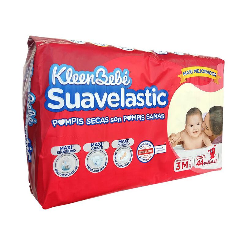 Pa&ntilde;ales Kleenbebe Suavelastic Med E3 44 Pzs image number null