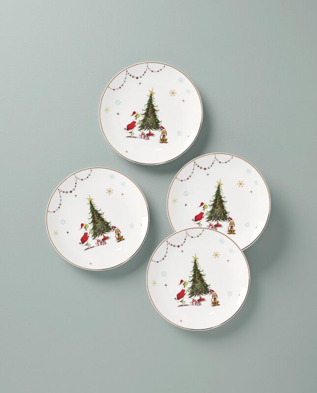 Plato De Cena Lenox 27 cm Grinchmas, Juego De 4 image number null