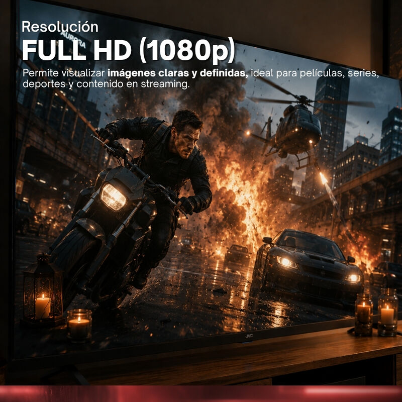 Jvc  2 Pantallas Smart Tv 43 Pulgadas  Full Hd ... image number null