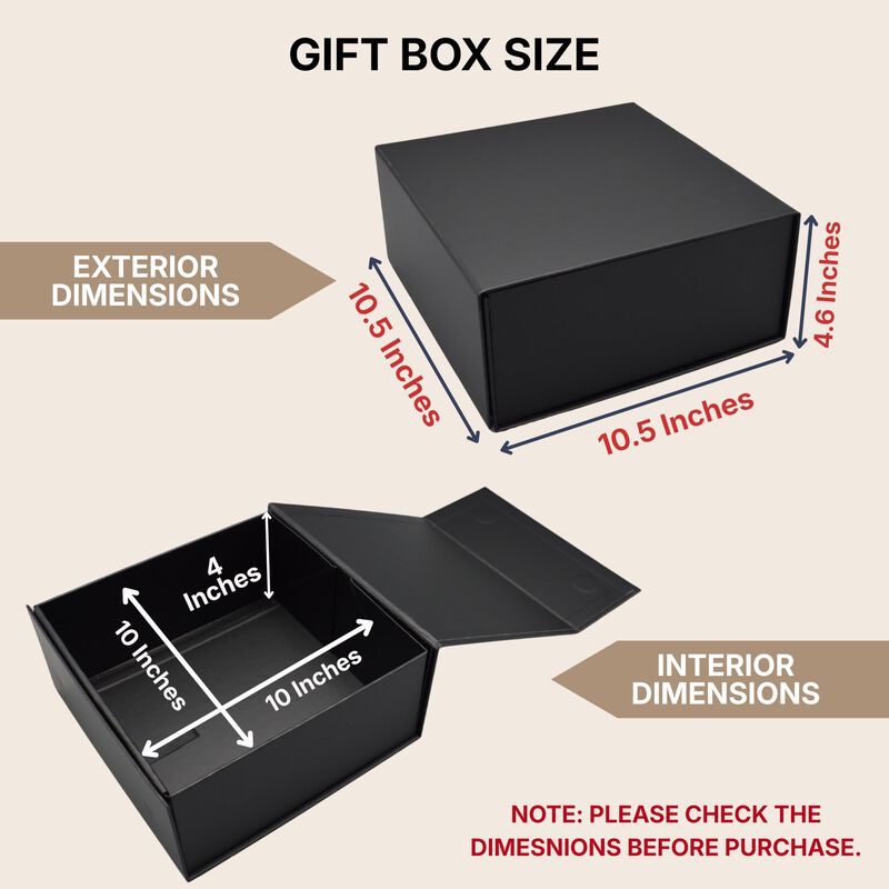 Cajas De Regalo Ceco Box 25 &times; 25 &times; 11 cm Negro ... image number null
