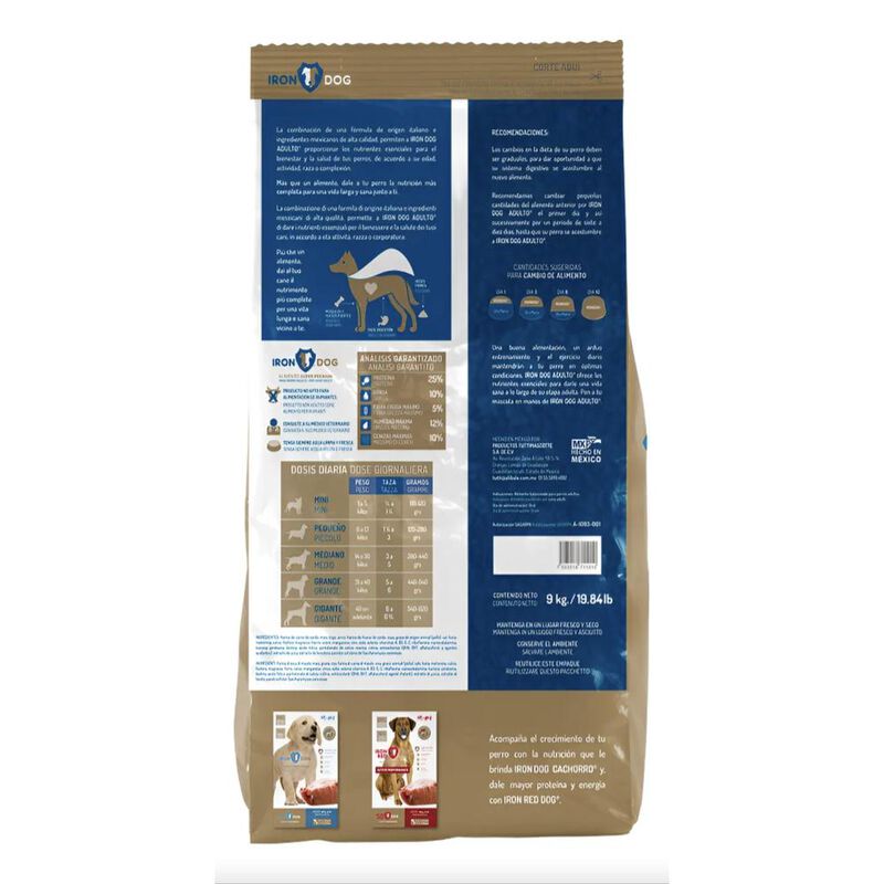 Iron Dog Super Premium Adulto 20 Kg Original Se... image number null
