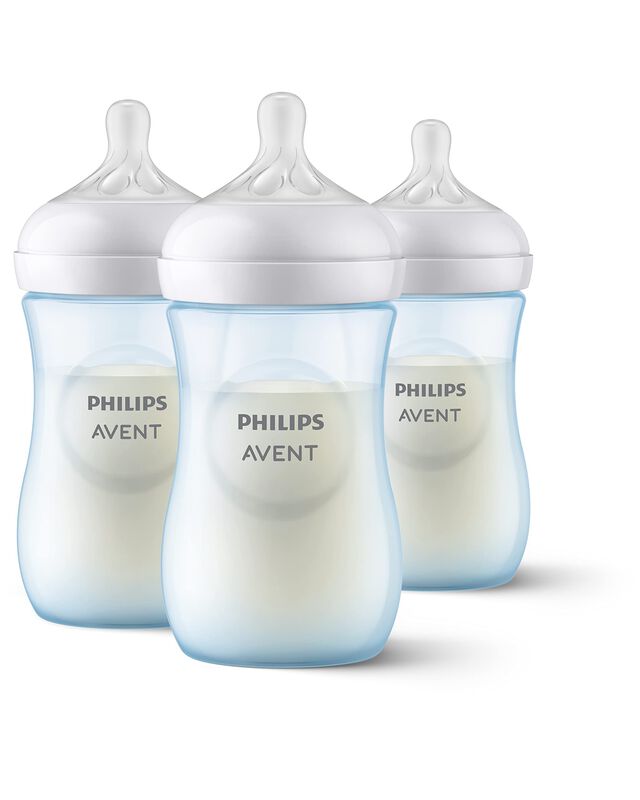 Biber&oacute;n Philips Avent Natural Blue De 260 Ml Co... image number null