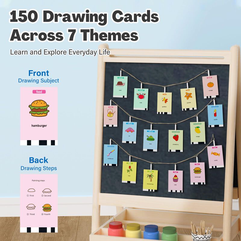 Robot De Dibujo Rivgot Con 150 Tarjetas, Voz In... image number null