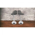 Set de 4 Sillas Altas Bar Giratorias Negras