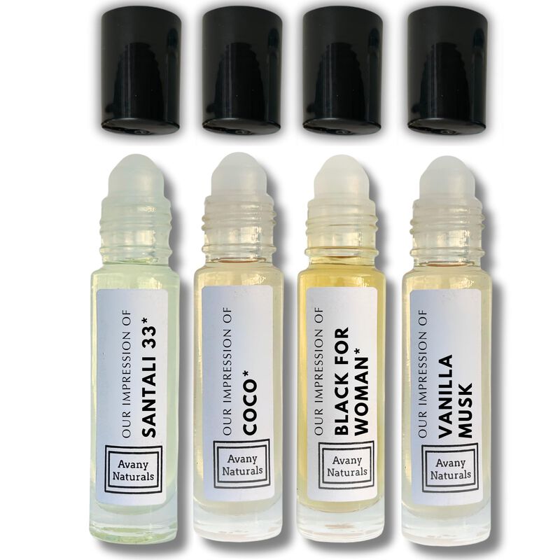 Aceite De Perfume Avany Naturals 4 Uds 10ml Set... image number null