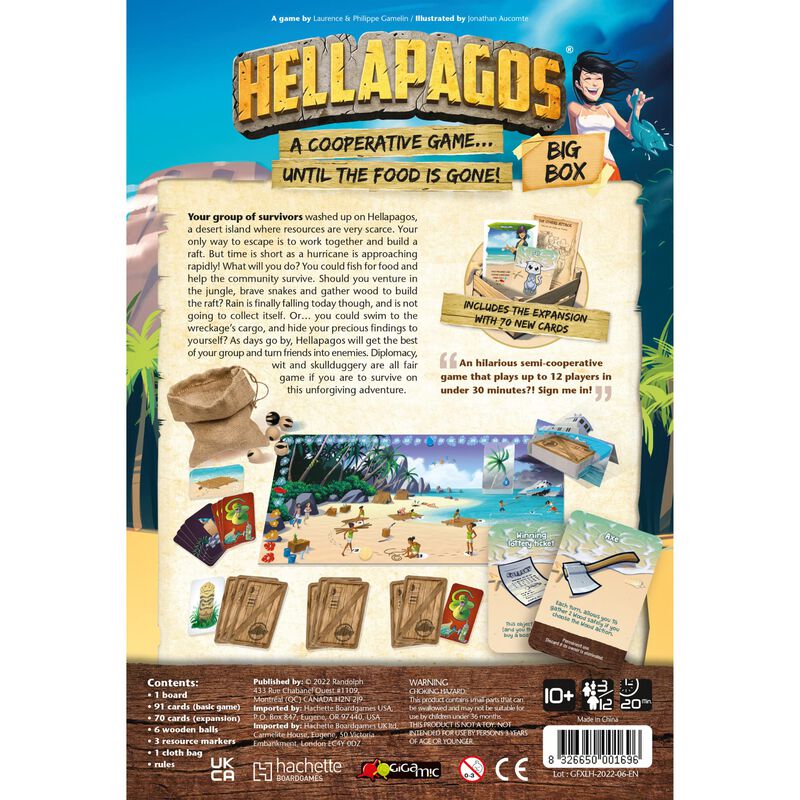 Juego De Fiesta Cooperativo Gigamic Hellapagos ... image number null