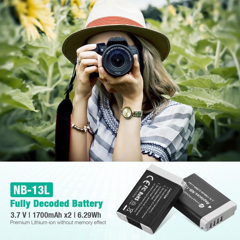 Bater&iacute;a Y Cargador Usb Dual Para Canon Powersho... image number null