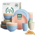 Juego de Vajilla Homienly 40 Piezas para 8 Personas