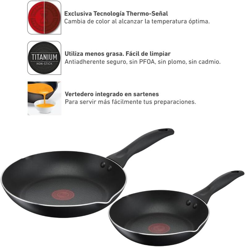 Bateria De Cocina T-fal Easy Care B466sk84 20 P... image number null