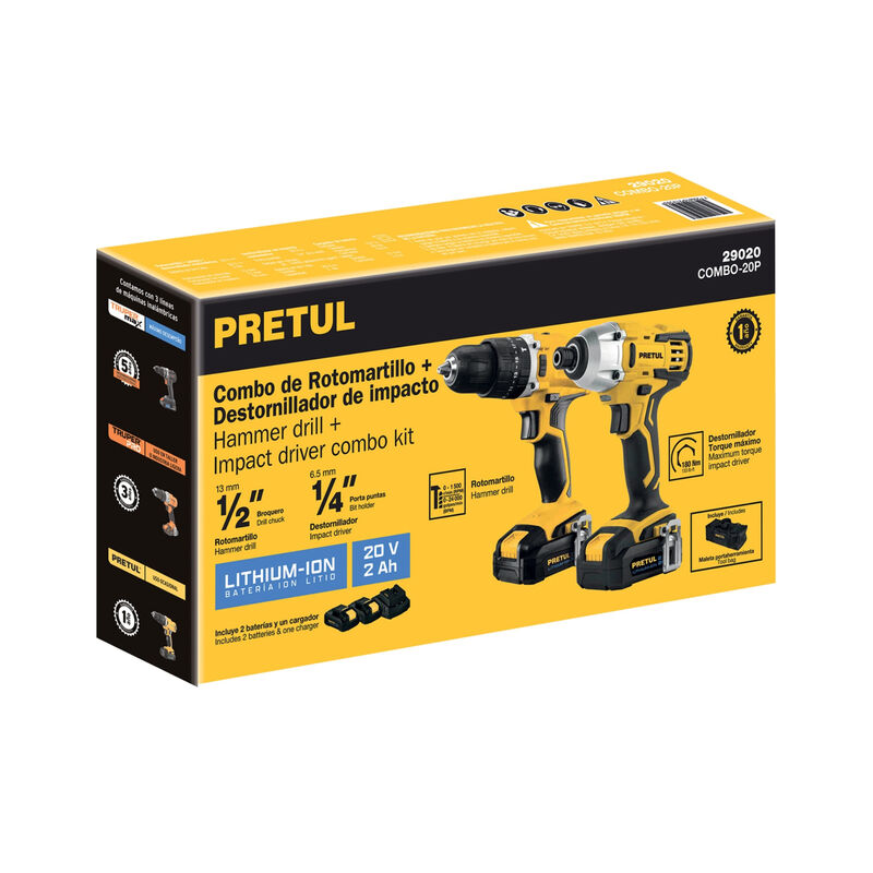 Combo Truper Rotomartillo + Destornillador Impa... image number null