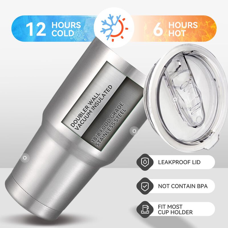 Cool Yoleb Vaso T&eacute;rmico De Acero Inoxidable 850... image number null