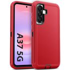 Funda Jelanry Galaxy A37 5G Resistente Rojo Negro