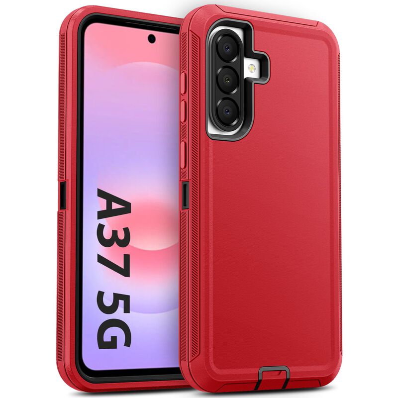 Funda Jelanry Galaxy A37 5G Resistente Rojo Neg... image number null