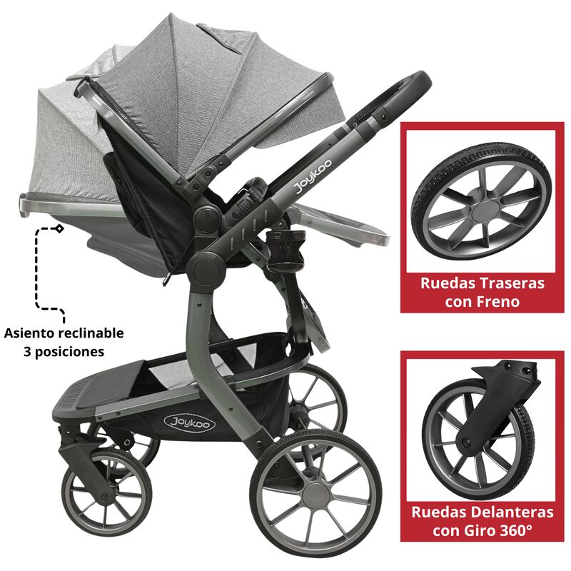 Carriola para Beb&eacute; Asiento Reversible Bambineto... image number null