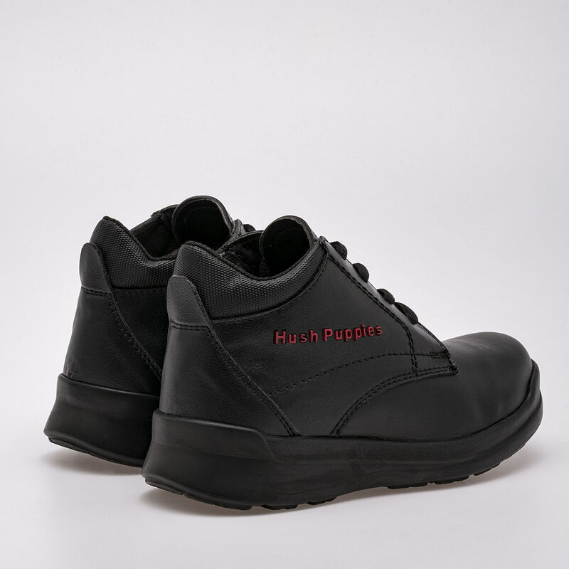 Hush Puppies Kids Bota para ni&ntilde;o negro image number null