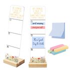 Tablero De Notas Engvz 31x8 Cm + Notas Adhesivas