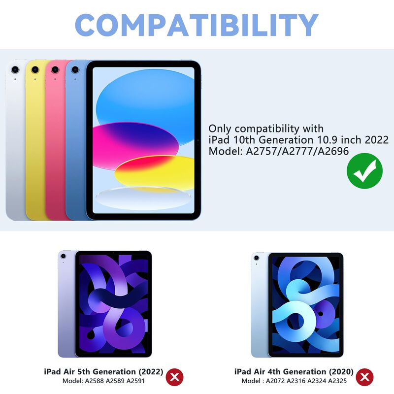 Funda Con Teclado Fuwang Touch Para Ipad 10th G... image number null