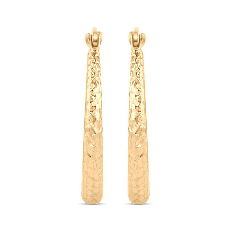 Arracadas De Oro Amarillo 14K (25Mm Aprox) image number null