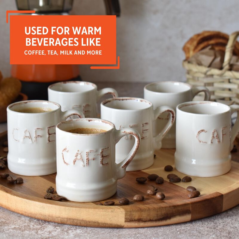 Juego De 6 Tazas De Espresso Imusa 85 ml Beige ... image number null