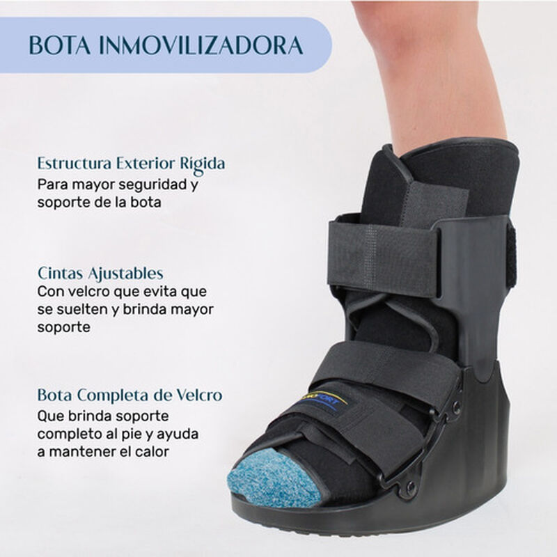 Bota Ortopedica Corta InM&oacute;vilizador Tobillo Fer... image number null