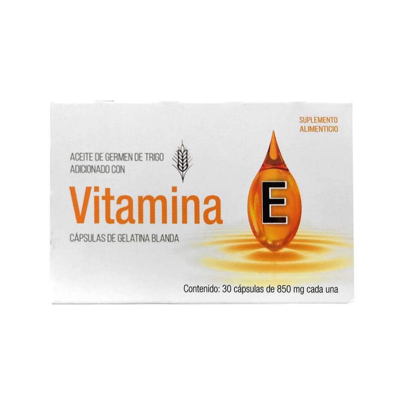 Suplemento Alimenticio Vitamina E 30 C&aacute;psulas D... image number null