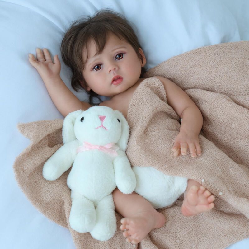 Mu&ntilde;eca Reborn Scom Realistic Reborn De Silicona... image number null