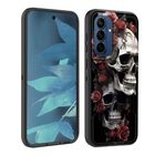 Funda Bfukvou Para Samsung Galaxy A37 5g De 6,7" Calavera Rosa
