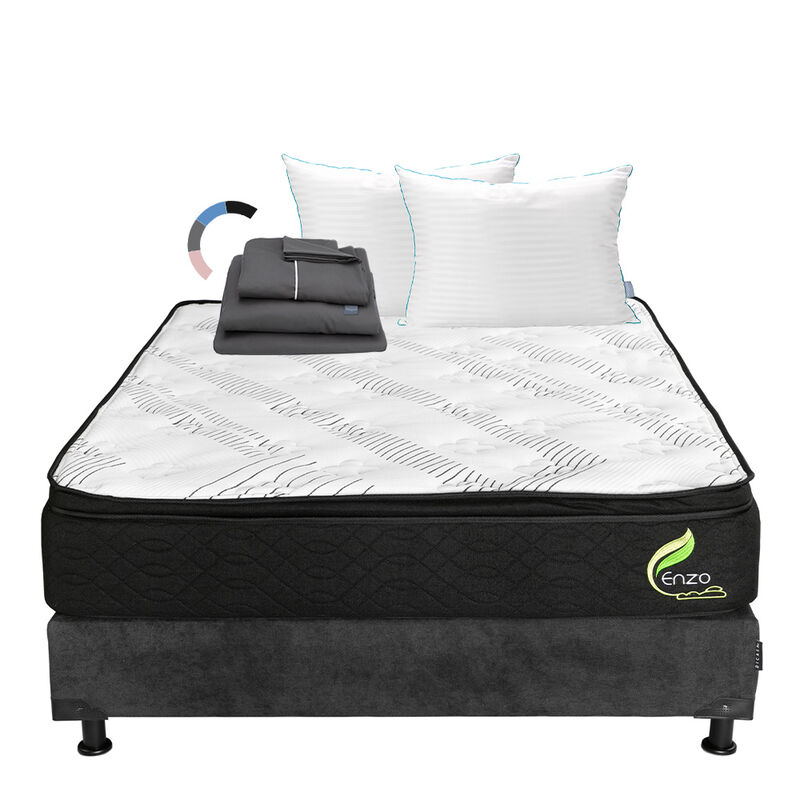 Colch&oacute;n Restonic Enzo Matrimonial + Box Dicasa ... image number null