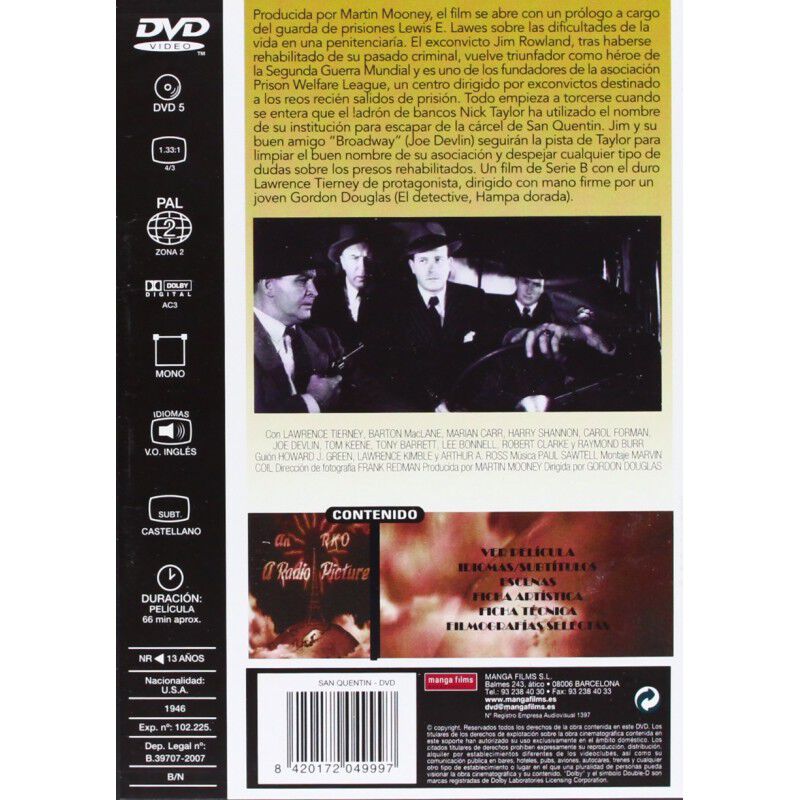 San Quentin (rko) (dvd) image number null