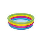 Alberca Inflable Infantil Dise&ntilde;o Arco&iacute;ris Bestway Con 4 Aros Multicolor