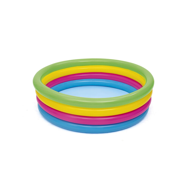 Alberca Inflable Infantil Dise&ntilde;o Arco&iacute;ris Bestw... image number null