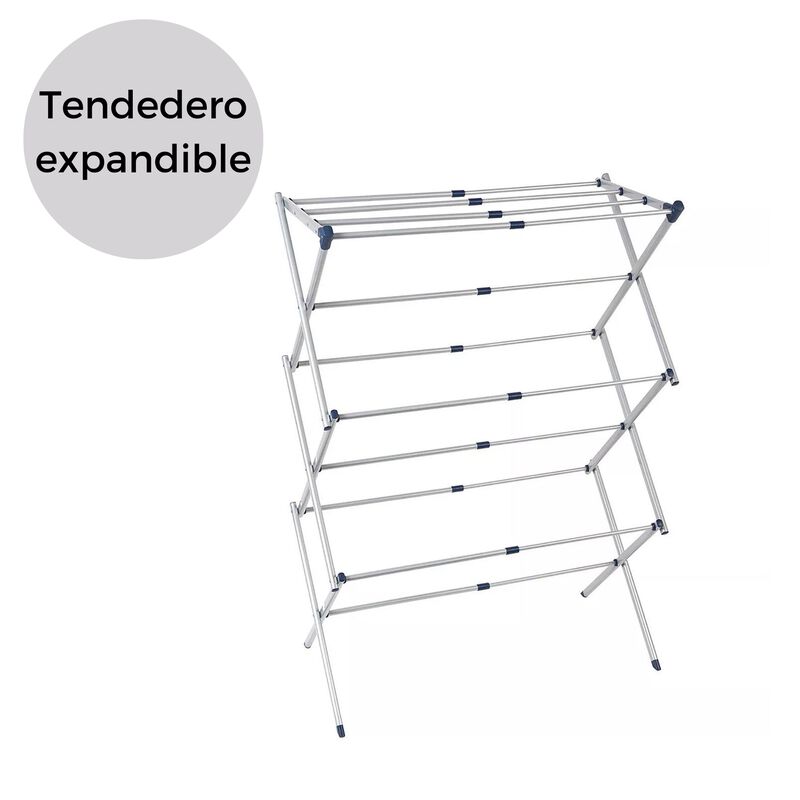 Tendedero Expandible Plegable Ahorra Espacio image number null