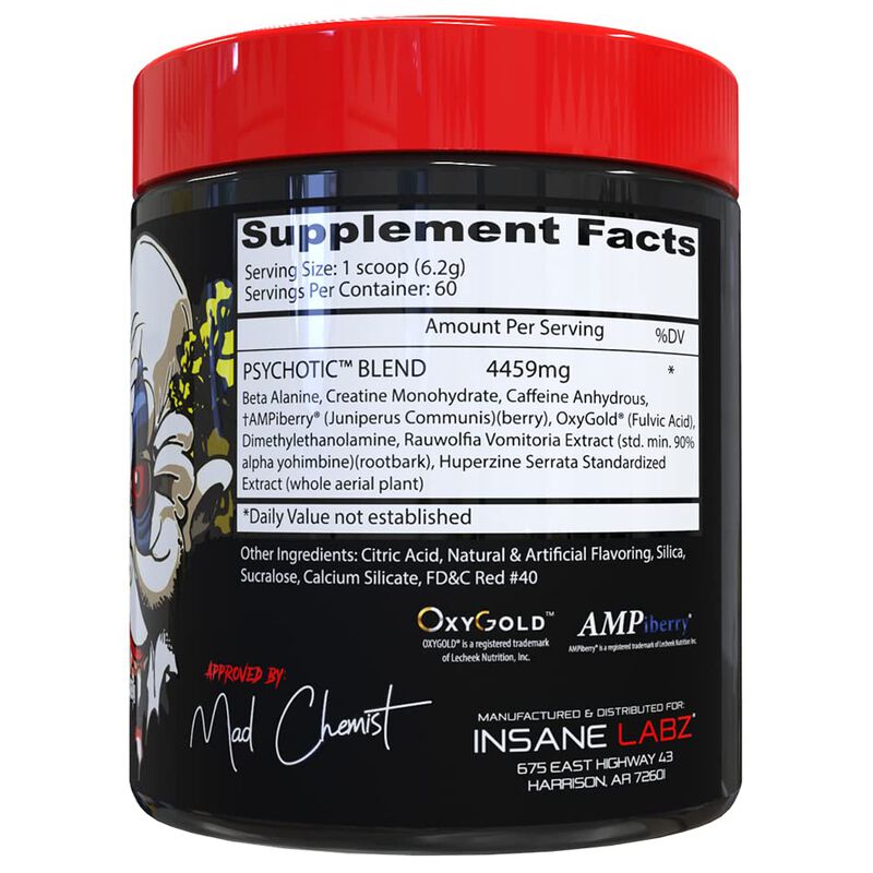 Psychotic ( Rojo ) Insane Grape 60 servicios image number null