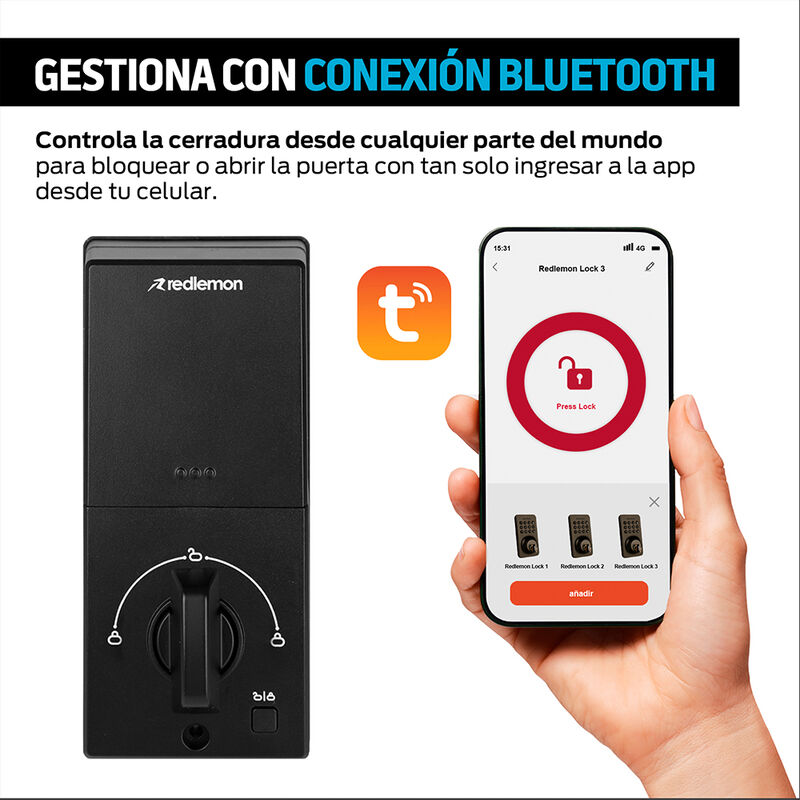 Cerradura Inteligente para Exterior 3 en 1: App... image number null