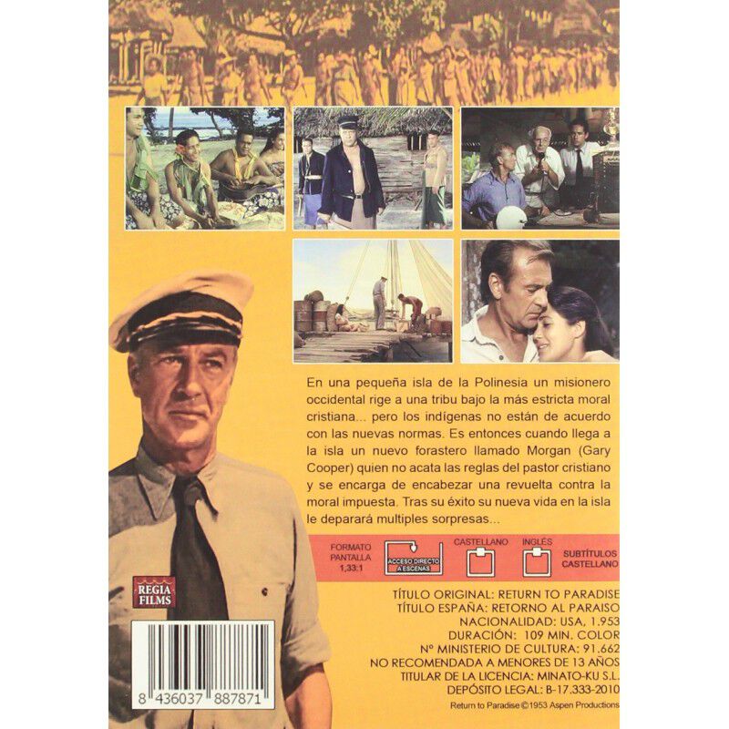 Regreso Al Para&iacute;so [dvd] image number null