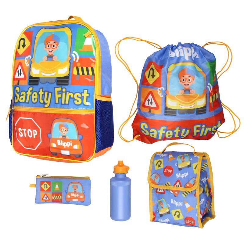 Mochila Blippi 41 cm Set 5 piezas: Lonchera Y E... image number null