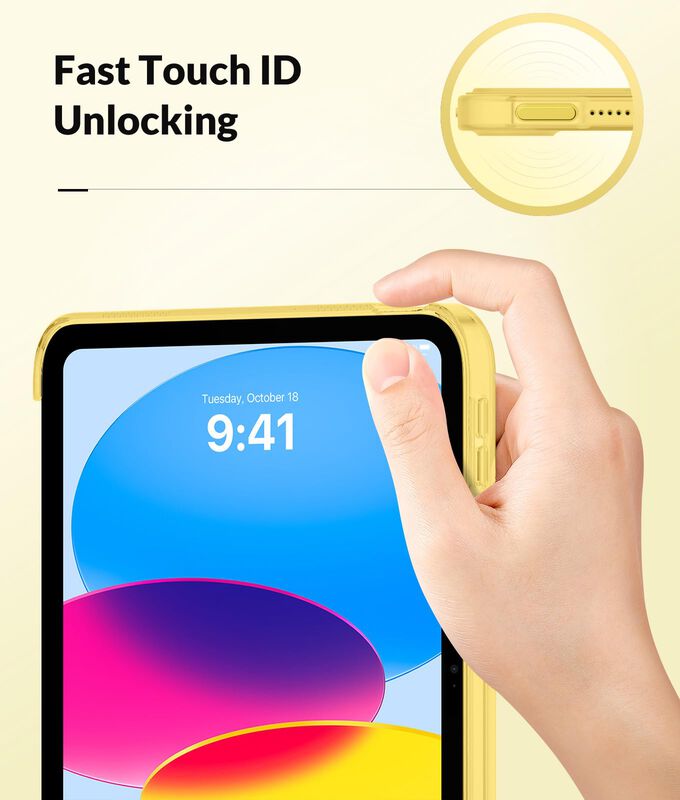 Funda Para Ipad Moko 11/10&ordf; Generaci&oacute;n Oro Bril... image number null