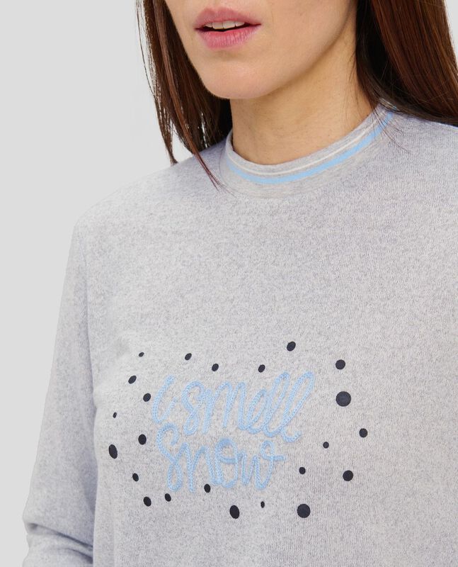 Pijama Vigoré Bordado Gris image number null