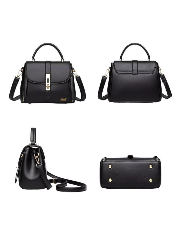 Bolsa Crossbody Pink Brule De Cuero Para Mujer image number null