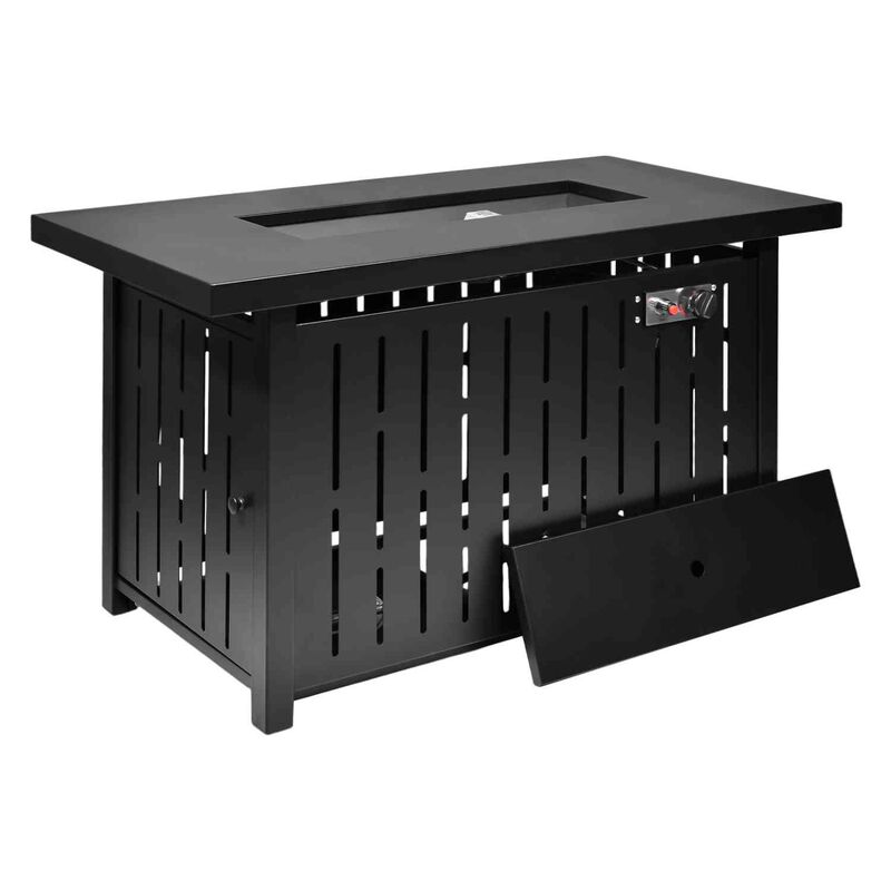 Calentador Fogata Mesa Gas Propano 106x65 Crist... image number null