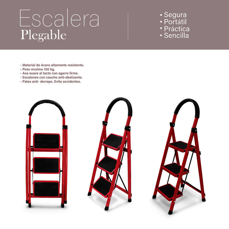 Escalera Plegable Tipo Tijera image number null