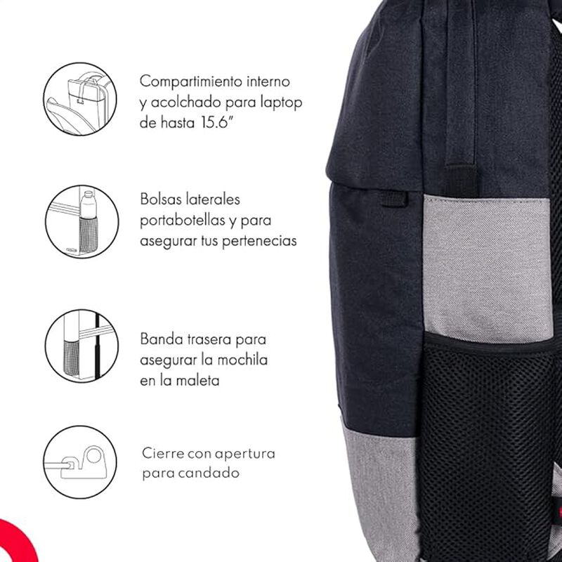 TechZone Mochila Backpack Para Laptop de hasta ... image number null