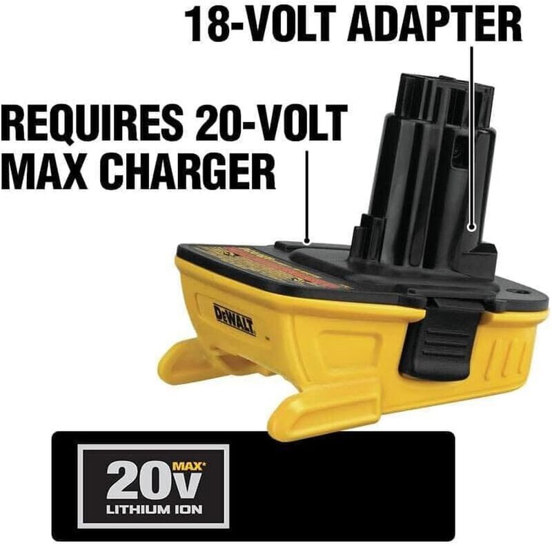 Adaptador Dewalt Dca1820 18v A 20v Original Con... image number null
