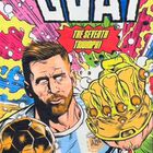 Cobija Frazada Ultra Suave Messi Comic Guante Infinito
