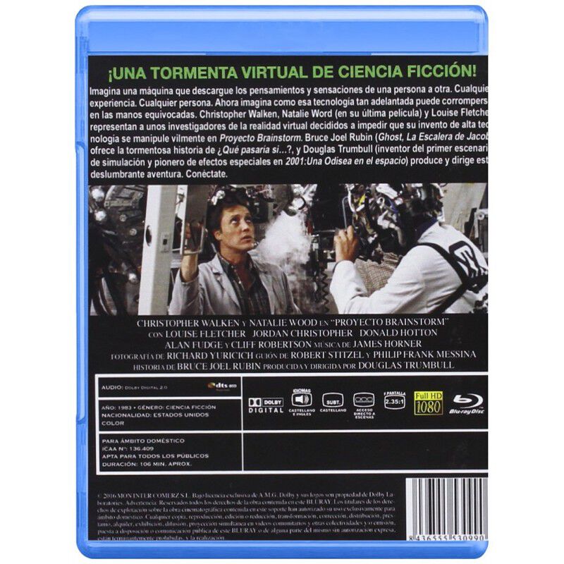Proyecto Brainstorm [blu-ray R] (1983) Brainsto... image number null