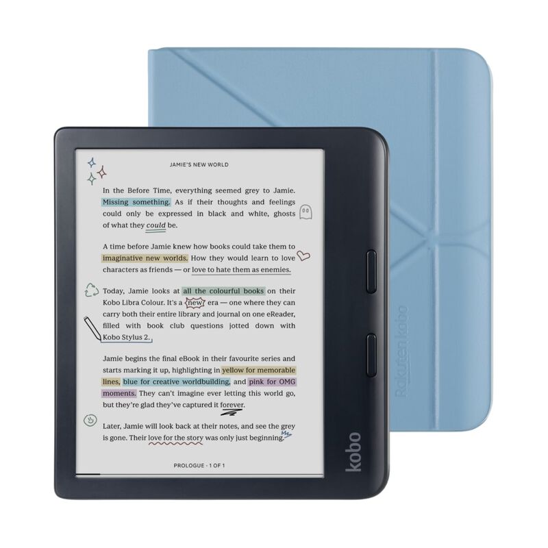 Paquete De Ereader Kobo Libra En Color Negro Co... image number null